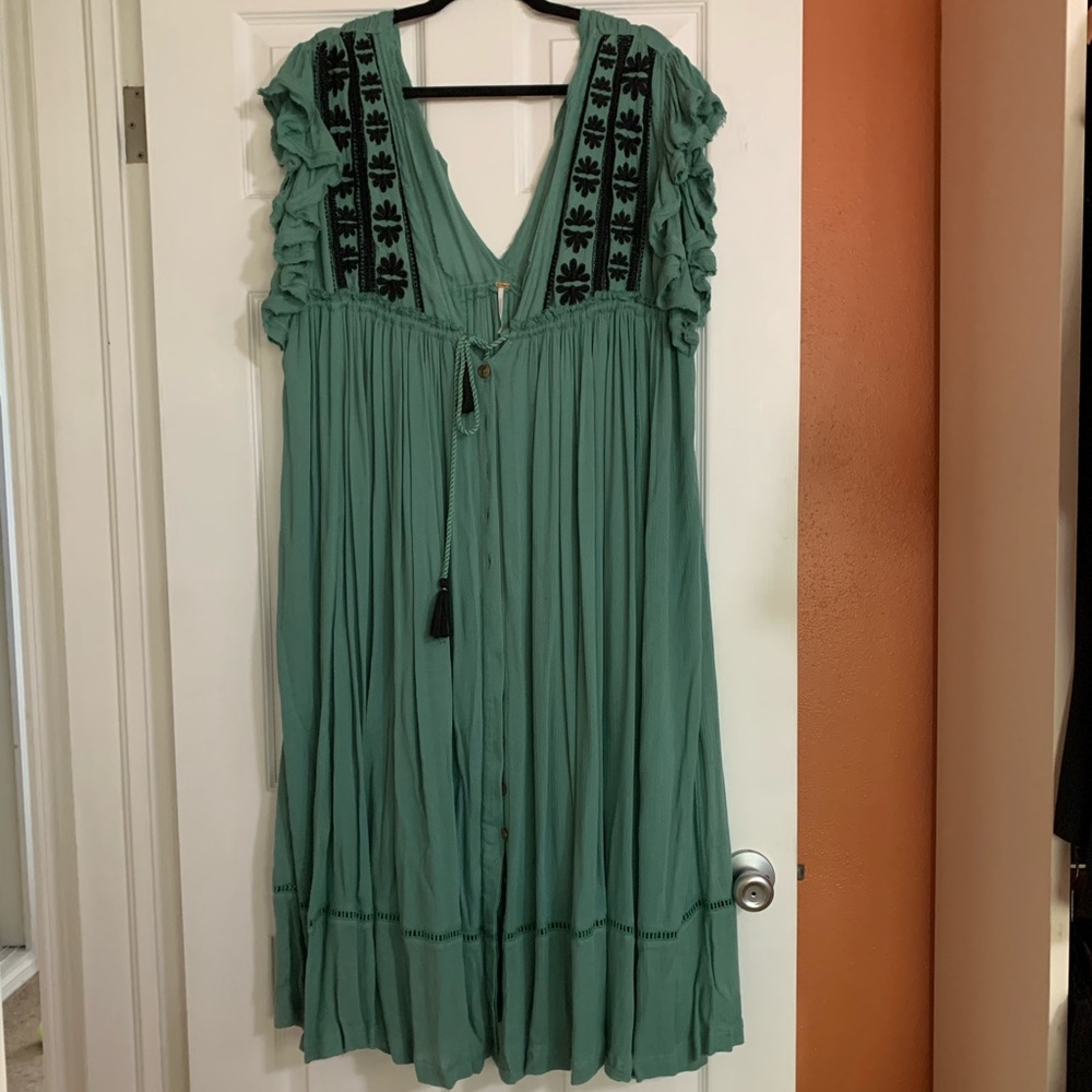 Free People Bali Will Wait For You Midi Dress